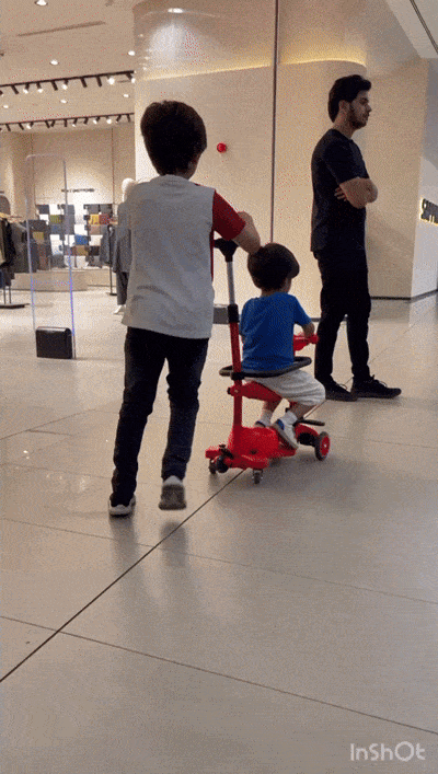 4 in 1 Multifunctional Kids Scooty.