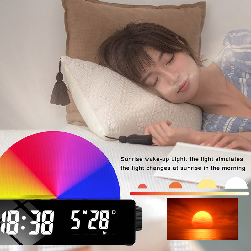 Digital Sunrise LED Alarm Clock