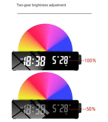 Digital Sunrise LED Alarm Clock