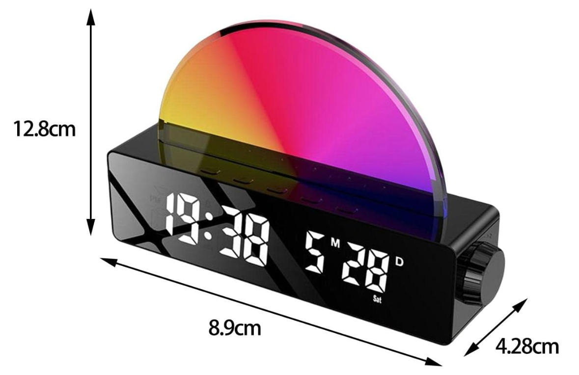 Digital Sunrise LED Alarm Clock