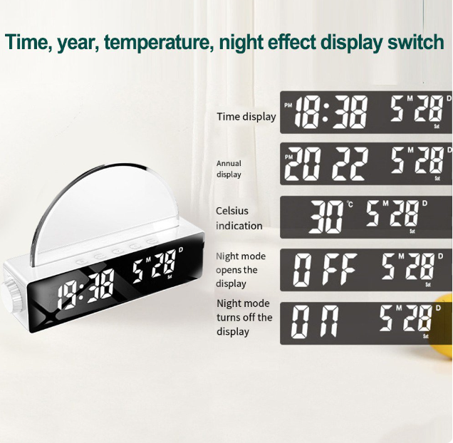 Digital Sunrise LED Alarm Clock