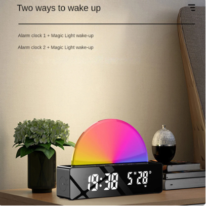 Digital Sunrise LED Alarm Clock