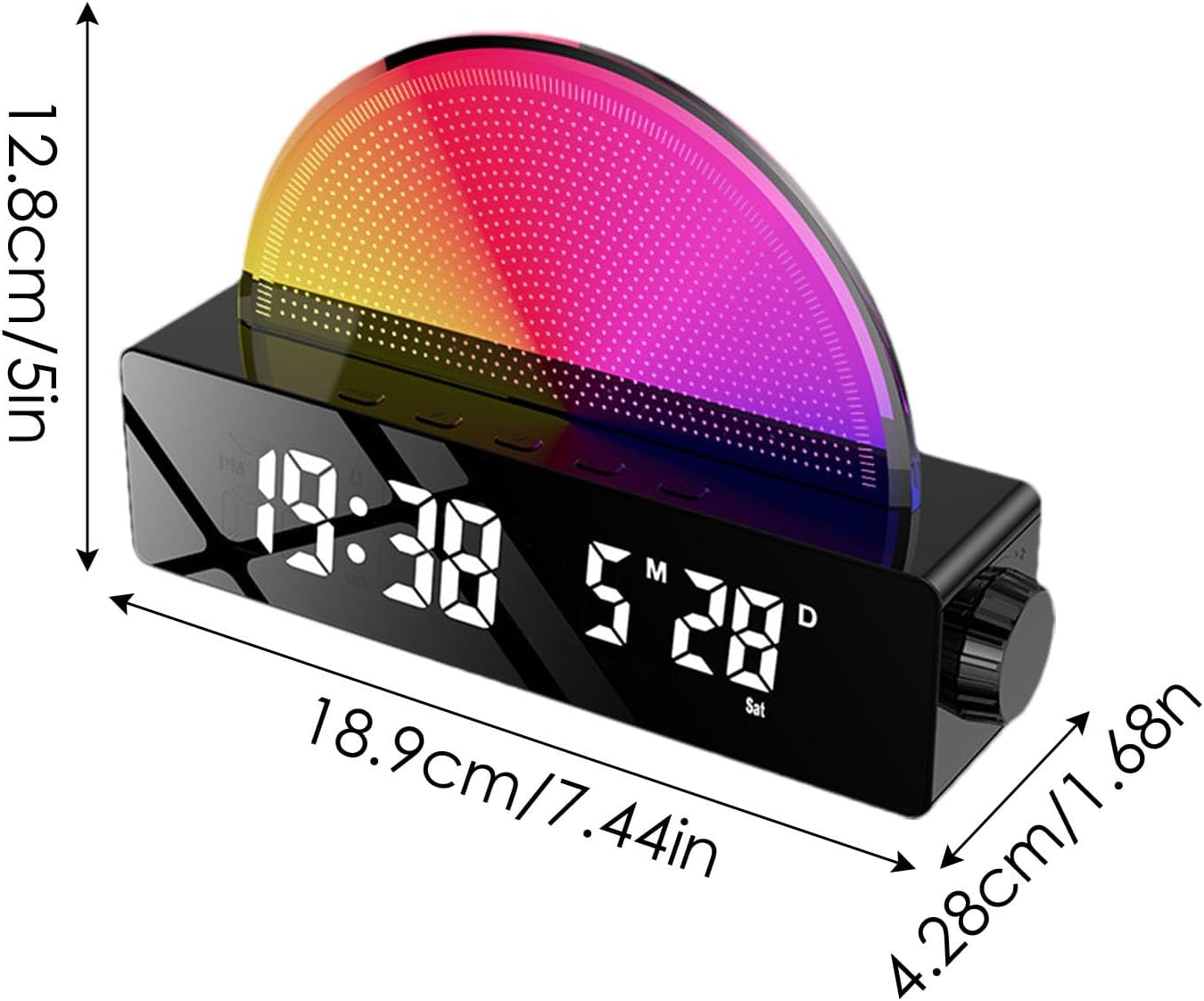 Digital Sunrise LED Alarm Clock