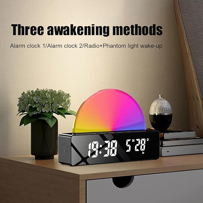 Digital Sunrise LED Alarm Clock