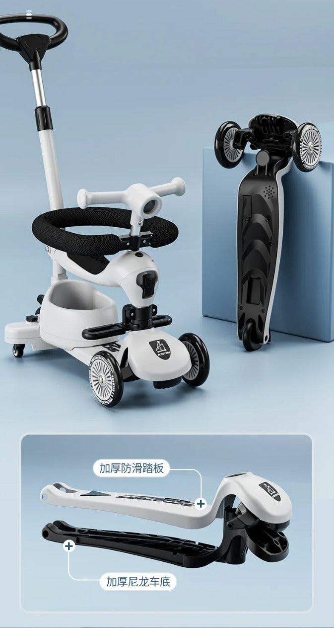 4 in 1 Multifunctional Kids Scooty.