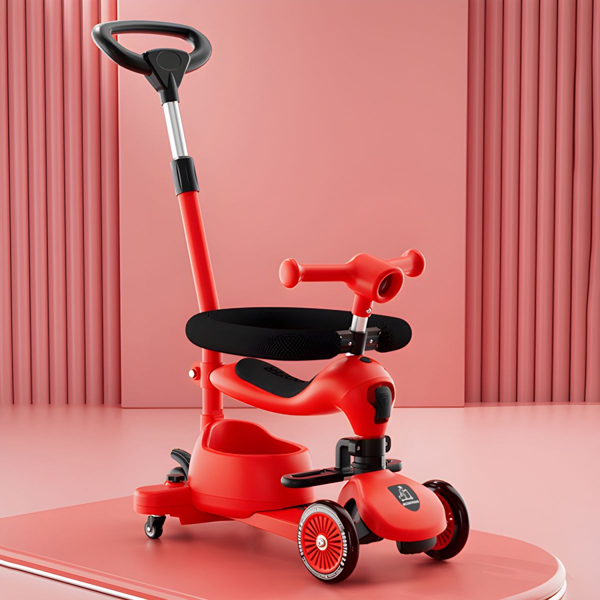 4 in 1 Multifunctional Kids Scooty.