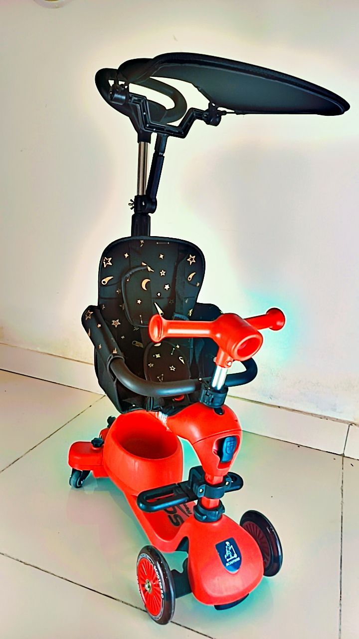 4 in 1 Multifunctional Kids Scooty.