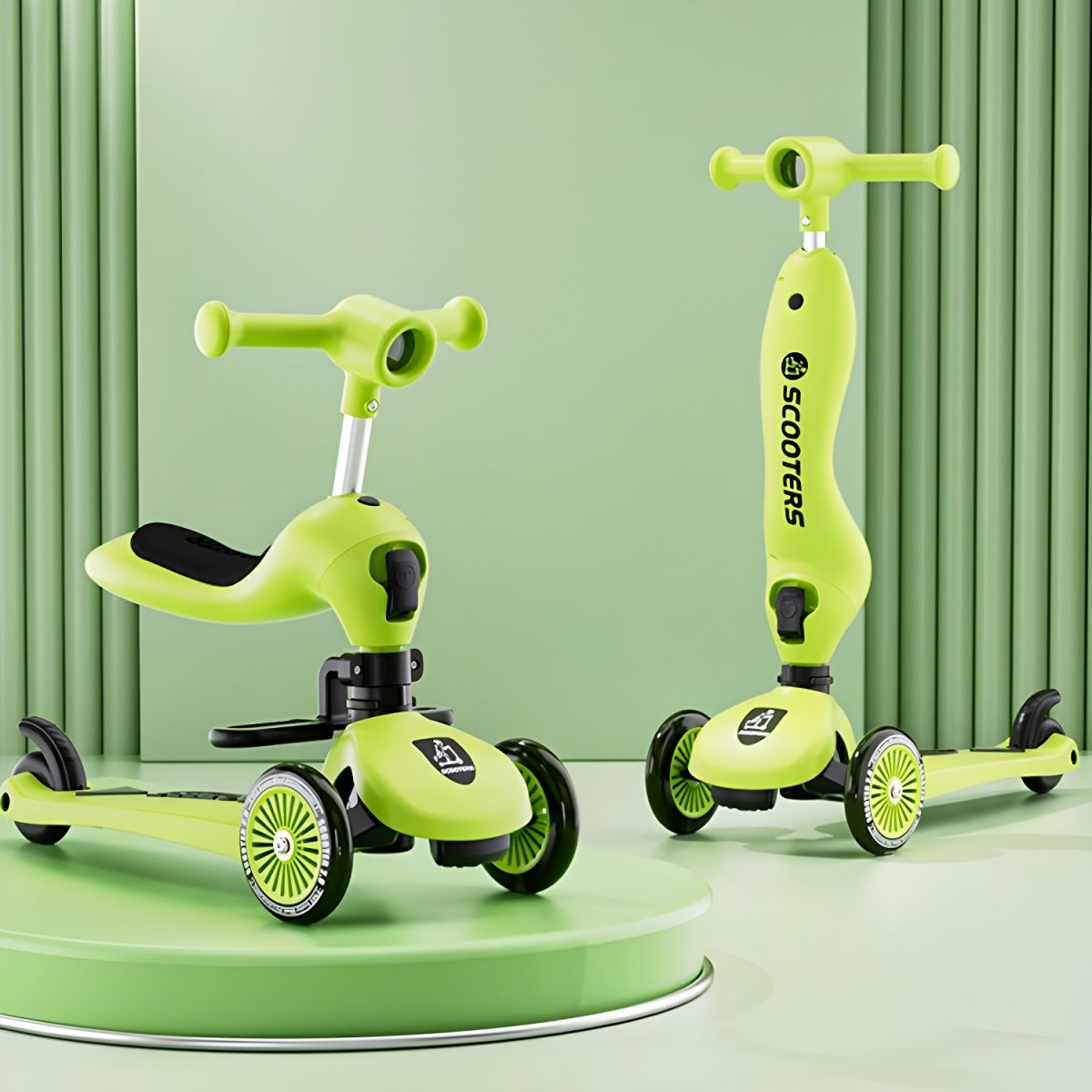 2 in 1 Multifunctional Kids Scooty